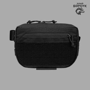 Сумка поясна Traverse Bag (чорний, полікордура) id_1973 фото