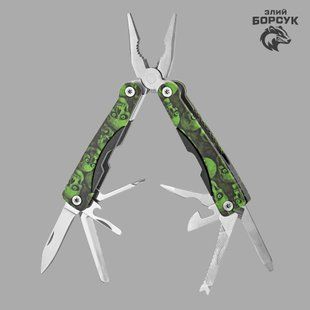Мультитул green skull 9 in 1 id_2022 фото