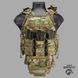 Плитоноска M6 STALKER (Multicam USA) + напашник + 3 підсумки пластикові + під турнікет id_1861 фото 1