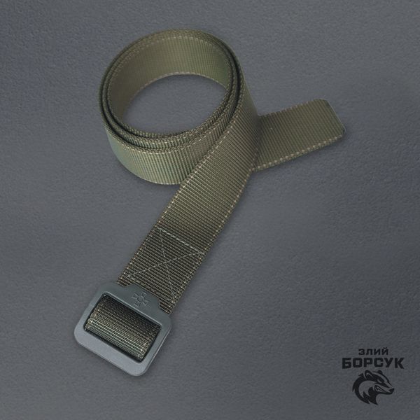 Ремінь тактичний зі строчкою (олива) РТС5.3.С-0316 фото