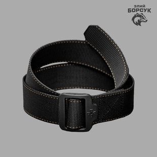 Ремінь тактичний зі строчкою (чорний) РТС5.5.С-0358 фото