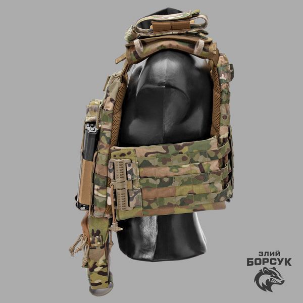 Плитоноска №4 + напашник + 3й підсумок + підсумок під турникет ЗП3М2Н2.1-0442 фото